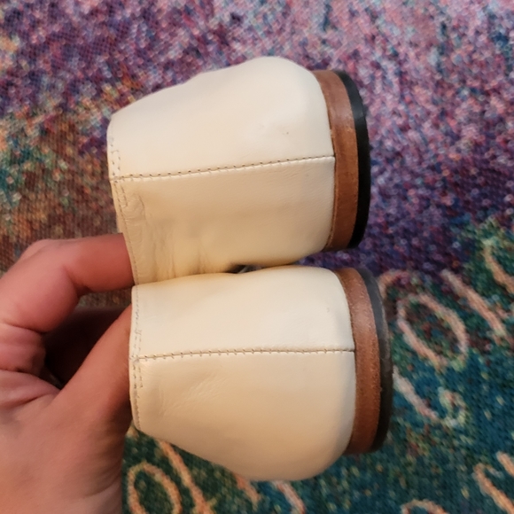 Vince Italian Leather Maxwell Ballet Flat Ivory Women's 9 - Picture 5 of 7